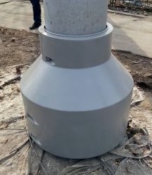 Цоколь ФМ-400 для опор уличного освещения